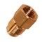 Everflow 1/2" Flare x 1/4" FIP Reducing Adapter Pipe Fitting; Brass F46R-1214 - alternate 1